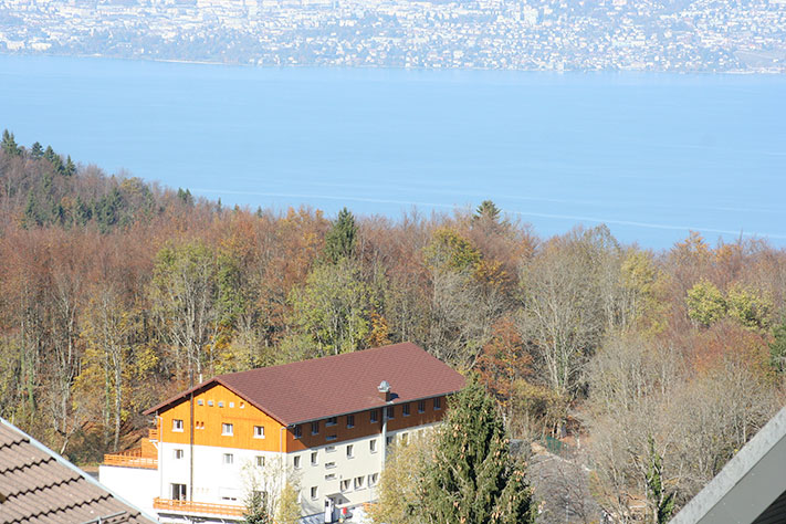 Le centre et le lac